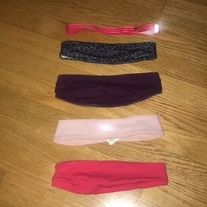5 Lululemon head bands
